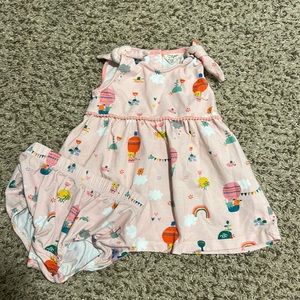 Altar’d State Baby Pink Shoulder Tie Dress